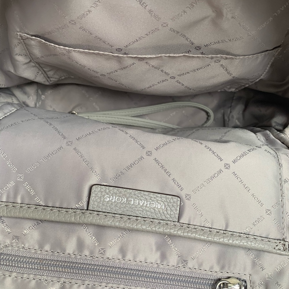Gray Michael Kors Mini Back Pack - image 5